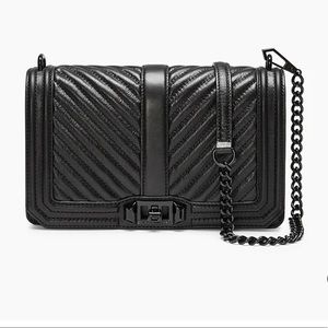 Rebecca Minkoff quilted Love crossbody